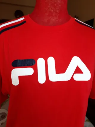 Maglia Fila mezza manica rossa