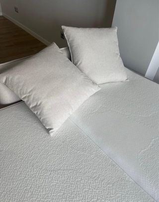 NUEVO! Sofá-cama viscoelástico beige 220cm