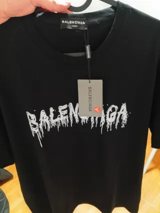 Camiseta Balenciaga Negra Hombre