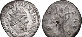 Moneda Romana Póstumo Antoniniano Antigua