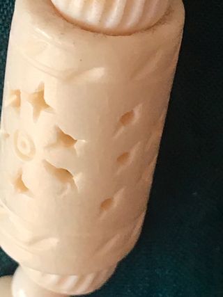 Collar étnico africano beig ( marfil)