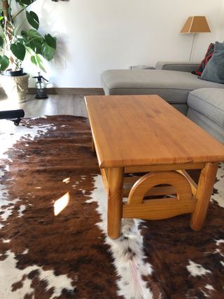 Mesa centro madera
