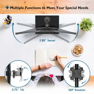 Soporte de mesa para monitor 13" 32"