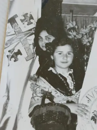 Foto Antigua Albacete Fiestas Abanderada