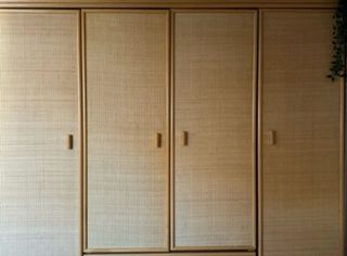 Armario yute y madera alta calidad