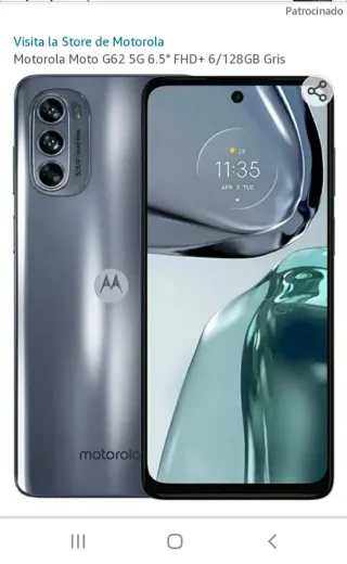 Motorola G62 5G, 128/6 GB e 50 megapixel