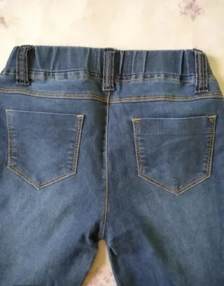 Pantalones vaqueros finos azules