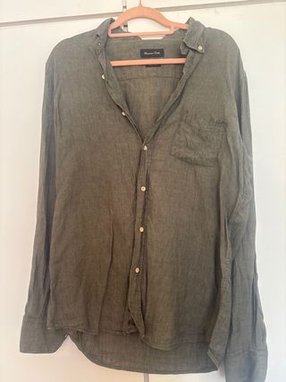 Camisa Massimo Dutti verde