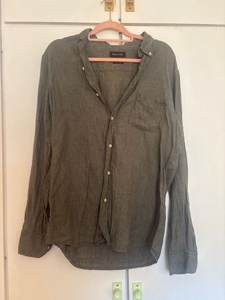 Camisa Massimo Dutti verde