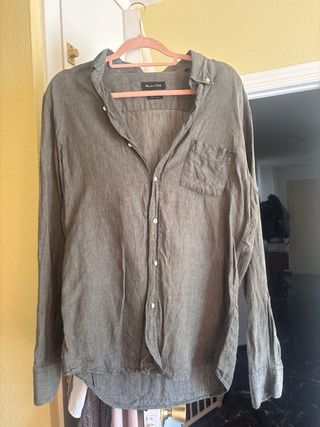 Camisa Massimo Dutti verde