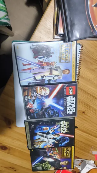 DVD Star Wars: Clone Wars y Lego Star Wars