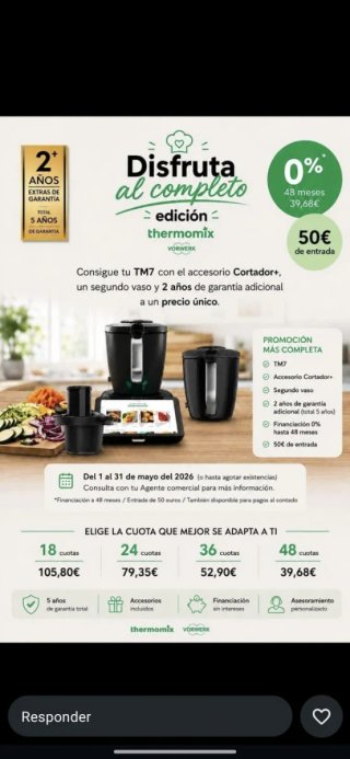 Thermomix Varios Modelos TM5 , TM6 y TM7 LEER BIEN