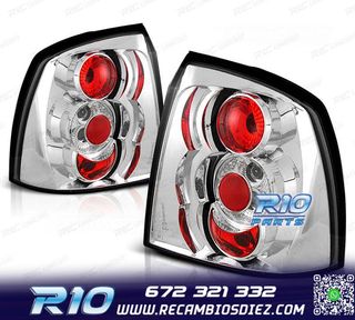 PILOTOS PARA OPEL ASTRA G 3P 5P 97-04 CROMADOS