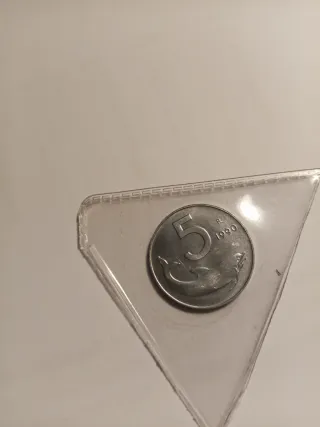 Moneta 5 Lire 1990