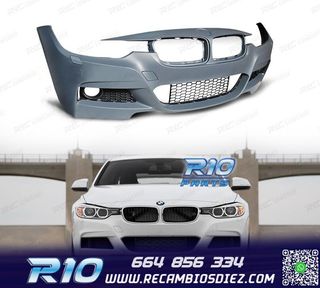 PARAGOLPES DELANTERO BMW F30 F31 LOOK M HUECO NIEBLAS