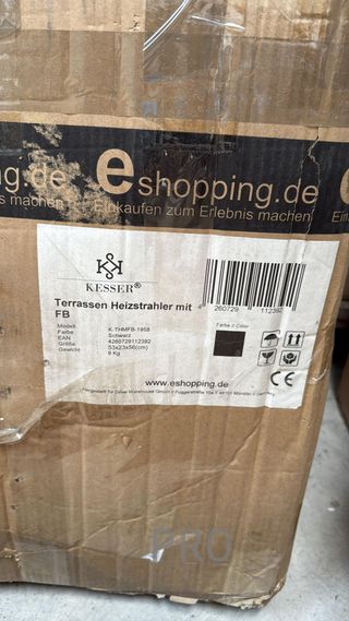 Calefactor eléctrico infrarrojo - Kesser