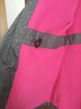 Chaqueta Silver gris y rosa talla L