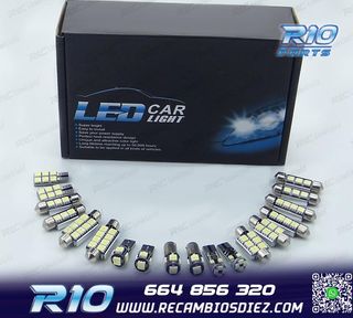 KIT 14 BOMBILLAS LED INTERIOR BMW SERIE 3 E46 SEDAN COUPE 32
