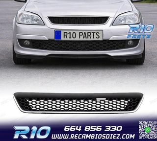 PARRILLA OPEL ASTRA G 97-04 NEGRO CROMO
