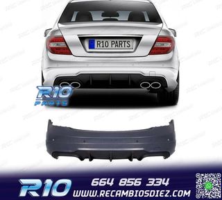 PARAGOLPES TRASERO MERCEDES CLASE C W204 07-14 LOOK AMG C