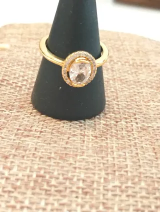 Anillo chapado oro 14k