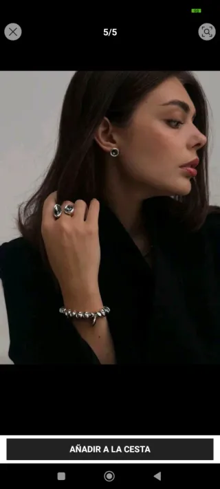 Juego collar , pulsera y pendientes