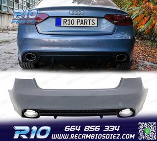 PARAGOLPES TRASERO AUDI A5 8T SPORTBACK 07-16 LOOK RS5