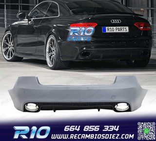 PARAGOLPES TRASERO AUDI A5 8T COUPE 07-15 LOOK RS5
