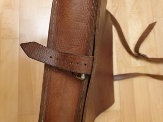 Bolso bandolera de piel, hecha en cuero de vaca