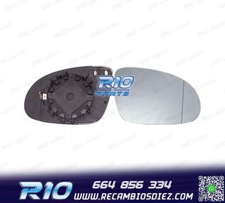 CRISTAL ESPEJO BASE DERECHO VOLKSWAGEN VW GOLF V 03-08