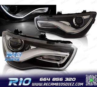 FAROS AUDI A1 10-14 TRU DRL NEGROS