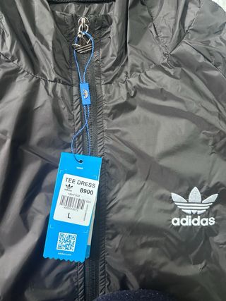 Cortavientos negro adidas con capucha