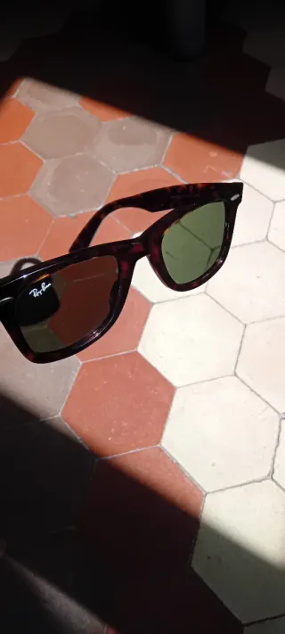 Gafas de Sol Ray-Ban Wayfarer RB2140 Habana Verde