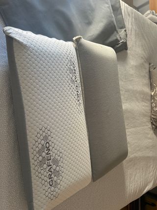 Almohadas Grafeno Gris y Blanco