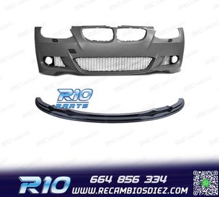 PARAGOLPES DELANTERO BMW E92 E93 PACK M + SPOILER LIP COUPE