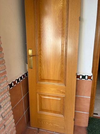 Puerta de roble