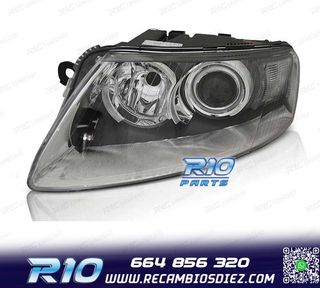 FARO XENON IZQ AUDI A6 C6 04-08 CROMO