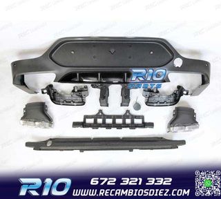 DIFUSOR MERCEDES GLC X253 COUPE 15-18 LOOK AMG GLC63 + COL