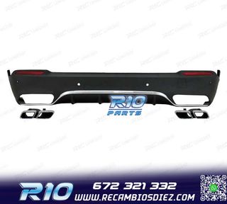 DIFUSOR MERCEDES GLC X253 15-18 LOOK AMG GLC63 + COLAS ES