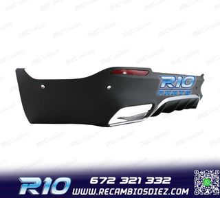 DIFUSOR MERCEDES GLC X253 15-18 LOOK AMG GLC63 + COLAS ES