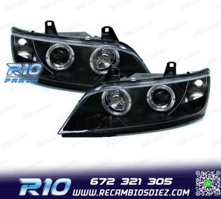 FAROS BMW Z3 96-02 OJOS ANGEL FONDO NEGRO