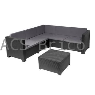 Muebles Jardín Oasis Grafito