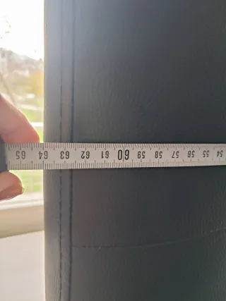 Cabecero Cama Piel Sintética Negro