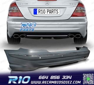 PARAGOLPES TRASERO MERCEDES CLASE E W211 03-09 LOOK AMG PDC