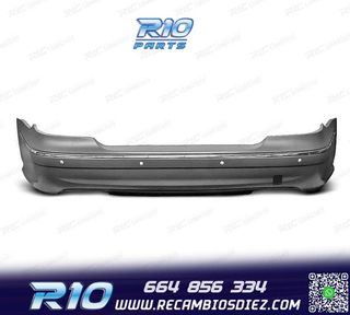 PARAGOLPES TRASERO MERCEDES CLASE E W211 03-09 LOOK AMG PDC