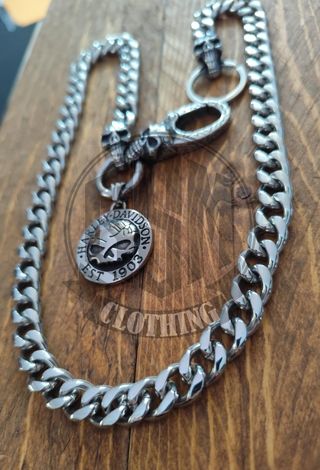 Catena Portafoglio Harley Davidson skull 1903