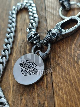 Catena Portafoglio Harley Davidson skull 1903