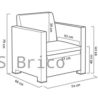 Muebles Jardín Belice Grafito