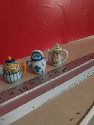 3€ unidad Miniaturas de porcelana Casa de Muñecas