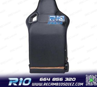 ASIENTO DEPORTIVO SEMI BAQUET ESTILO RS CUERO BEIGE